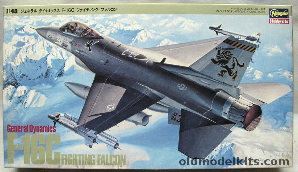 Hasegawa 1/48 General Dynamics F-16C Falcon - USAF 526 TFS 86 TFW USAFE / 512 TFS 86 TFW USAFE, V3 plastic model kit